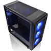 Carcasa Thermaltake Versa J23, Tempered Glass, MiddleTower, Fara sursa, Negru