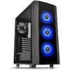 Carcasa Thermaltake Versa J25, Tempered Glass, MiddleTower, Fara sursa, Negru