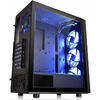 Carcasa Thermaltake Versa J25, Tempered Glass, MiddleTower, Fara sursa, Negru