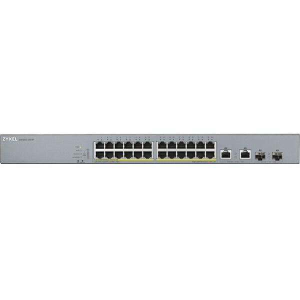 Switch ZyXEL Gigabit GS1350-26HP, 24x LAN, 2x SFP, PoE