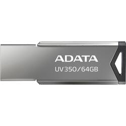 Memorie USB A-DATA UV350, 64GB, USB 3.2, Silver