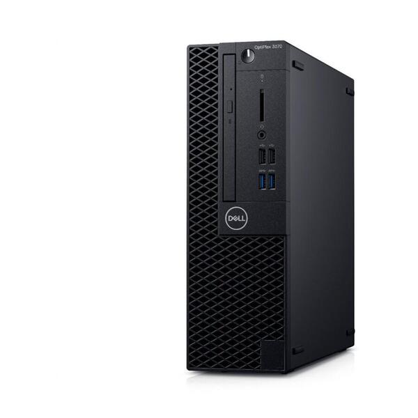 Sistem Brand Dell OptiPlex 3070 SFF, Intel Core i5-9500, 8GB, 256GB, UHD Graphics 630, Win 10 Pro, Black