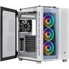 Carcasa Corsair Crystal Series 680X, Tempered Glass, MiddleTower, Fara sursa, RGB, ​White