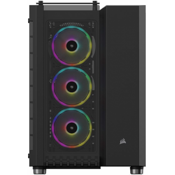 Carcasa Corsair Crystal Series 680X, Tempered Glass, MiddleTower, Fara sursa, RGB, ​Black