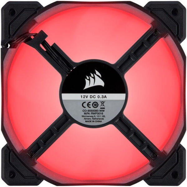 Ventilator PC Corsair Air Series AF120 LED Red 120mm