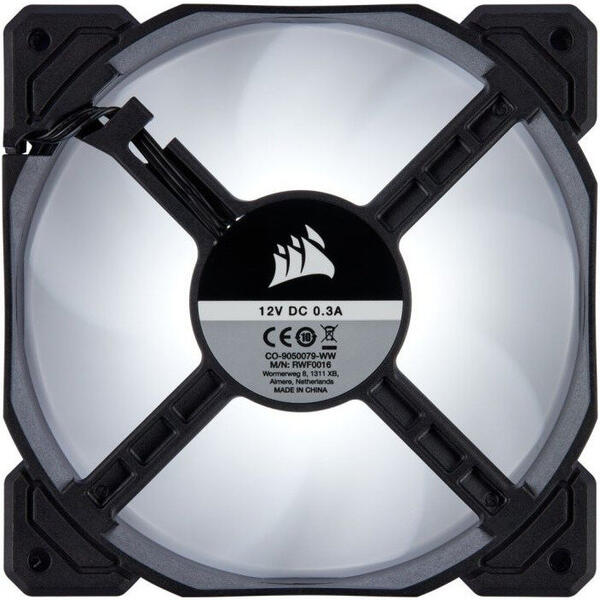 Ventilator PC Corsair Air Series AF120 LED White 120mm, Triple Pack