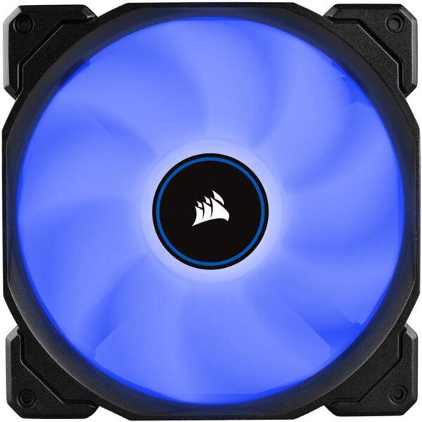 Ventilator PC Corsair Air Series AF140 LED Blue 140mm, Dual Pack