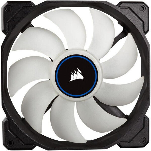 Ventilator PC Corsair Air Series AF140 LED Blue 140mm, Dual Pack