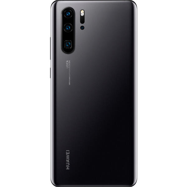 Smartphone Huawei P30 Pro, 6.47 inch OLED, Octa Core, 128GB, 6GB RAM, Dual SIM, 4G, 5-Camere, Black