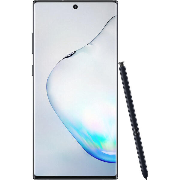 Smartphone Samsung Galaxy Note 10 Plus, 6.8 inch Dynamic AMOLED, Octa Core, 512GB, 12GB RAM, Dual SIM, 4G, 5-Camere, Aura Black