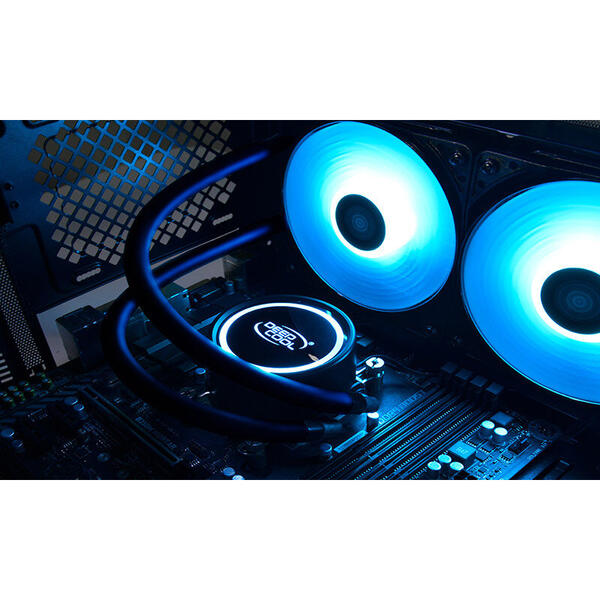 Cooler CPU AMD / Intel Deepcool GAMMAXX L240T Blue