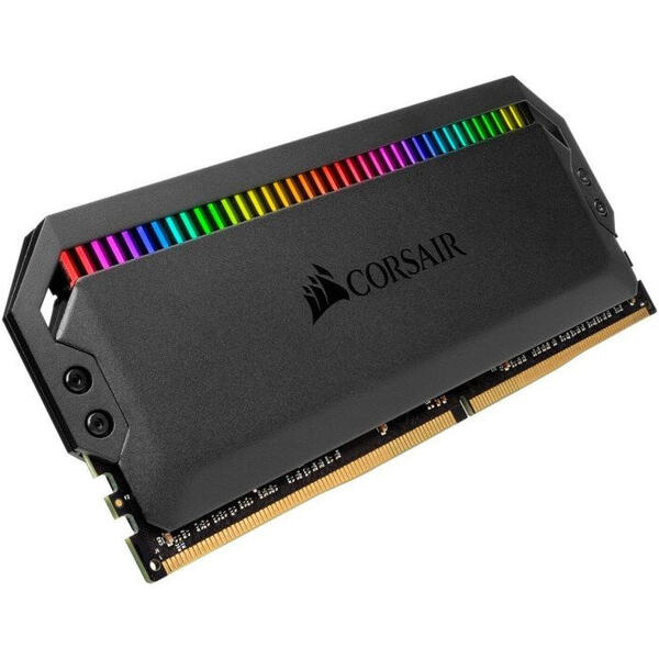 Memorie Corsair DOMINATOR PLATINUM RGB, 32GB DDR4, 3200MHz, C16, Dual Channel Kit