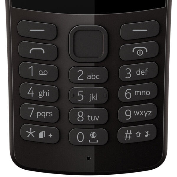 Telefon mobil Nokia 210 (2019), Dual SIM, 2.4 inch TFT, 16MB, 0.3MP, 2G, Bluetooth, Negru