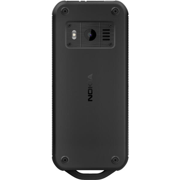 Telefon mobil Nokia 800 Tough, Dual SIM, 2.4 inch,  4GB, 512MB RAM, 4G, Black