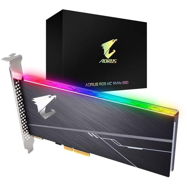 SSD Gigabyte AORUS RGB AIC 512GB PCI Express x4 HHHL Add-in Card