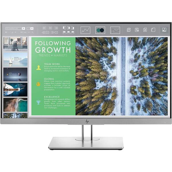 Monitor LED HP EliteDisplay E243, 23.8 inch FHD, 5ms, Black, 60Hz