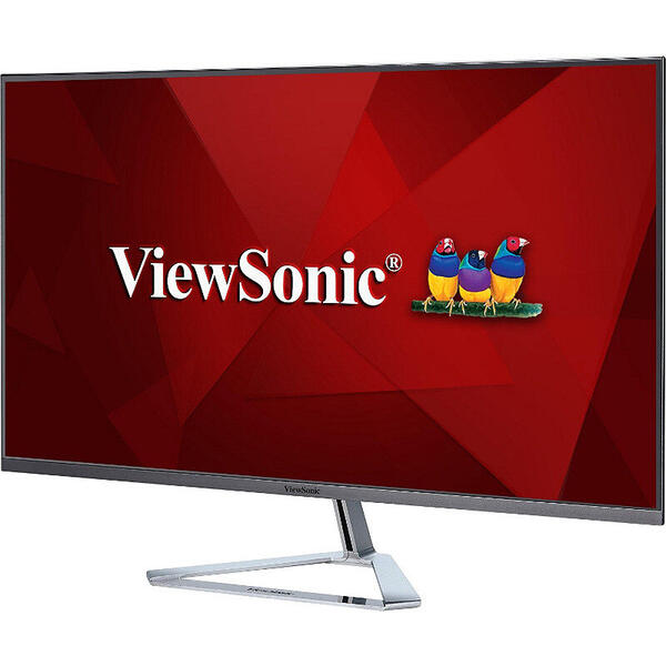 Monitor LED ViewSonic VX3276-2K-MHD, 31.5 inch 2K, 4 ms, Silver, 60Hz