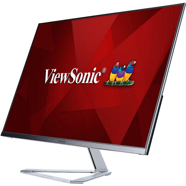 Monitor LED ViewSonic VX3276-2K-MHD, 31.5 inch 2K, 4 ms, Silver, 60Hz