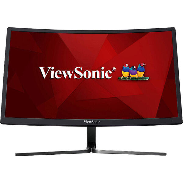 Monitor LED ViewSonic Gaming VX2458-C-MHD Curbat, 23.6 inch FHD, 1 ms, Black, FreeSync, 144 Hz