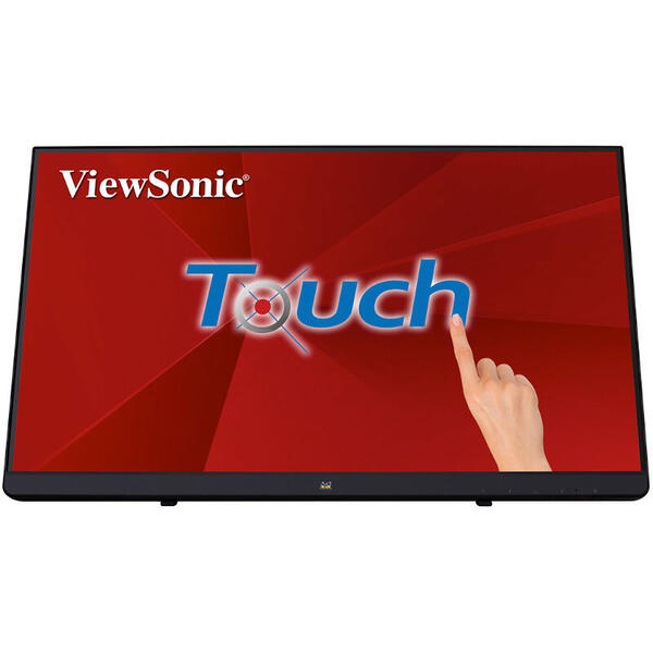 Monitor LED ViewSonic TD2230, 21.5 inch Touchscreen, 5ms, Negru