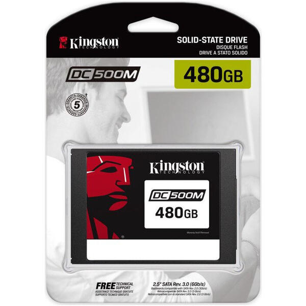 SSD Kingston DC500M 480GB SATA-III 2.5 inch