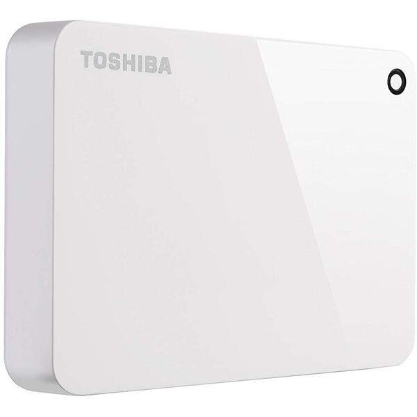 Hard Disk Extern Toshiba Canvio Advance 1TB, 2.5", USB 3.0, Alb