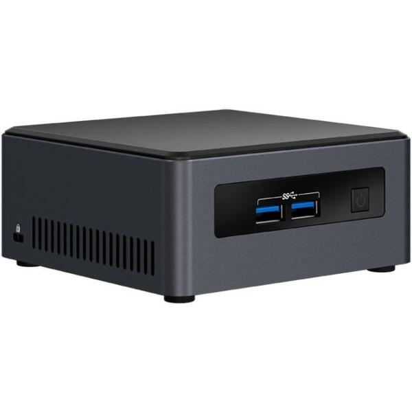 Mini PC Intel NUC NUC7I5DNH2E, Core i5-7300U 2.6GHz, 2x DDR4 32GB max, M.2 SSD, HDD 2.5 inch, HDMI, Bulk