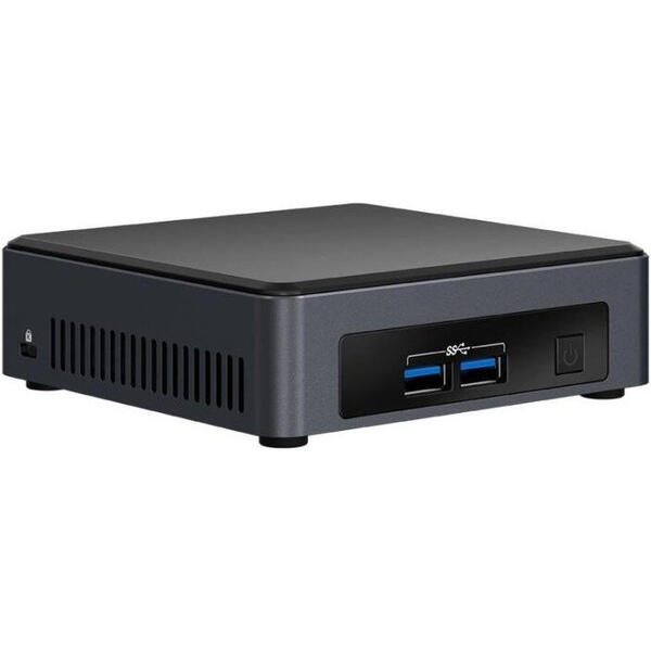 Mini PC Intel NUC NUC7i3DNKTC2, Core i5-7300U 2.6GHz, 8GB DDR4, 256GB SSD, HDMI, Win 10 Pro, Bulk