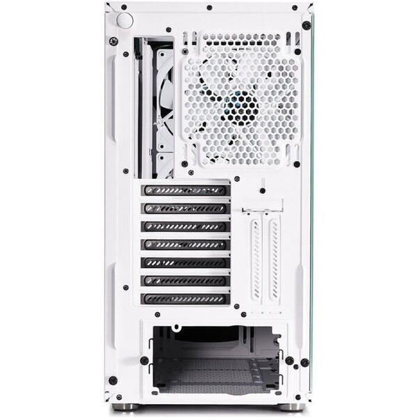 Carcasa Fractal Design Define S2 White, Tempered Glass, MiddleTower, Fara sursa, Alb-Negru