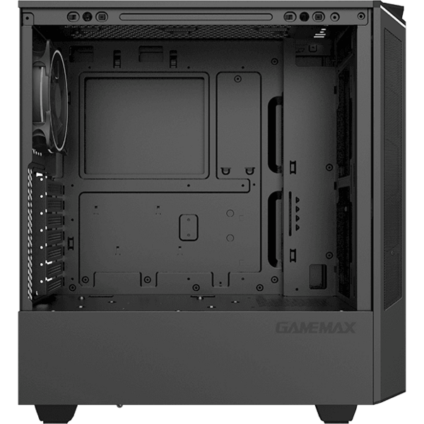 Carcasa Gamemax Paladin, Tempered Glass, MiddleTower, Fara sursa, Negru