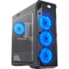 Carcasa Gamemax Starlight-B-Blue, MiddleTower, Fara sursa, Negru