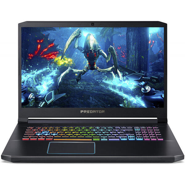 Laptop Acer Gaming Predator Helios 300 PH317-53, 17.3'' FHD, Intel Core i7-9750H, 16GB DDR4, 1TB, GeForce GTX 1660 Ti 6GB, Win 10 Home, Black