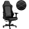 Scaun Gaming NobleChairs HERO Black/Platinum White