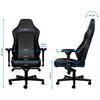 Scaun Gaming NobleChairs HERO Black/Platinum White