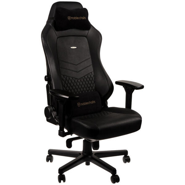 Scaun Gaming NobleChairs HERO Real Leather Black