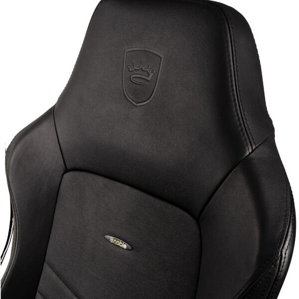 Scaun Gaming NobleChairs HERO Real Leather Black