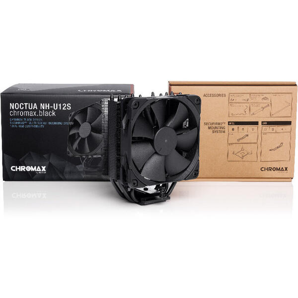 Cooler CPU AMD / Intel Noctua NH-U12S Chromax Black