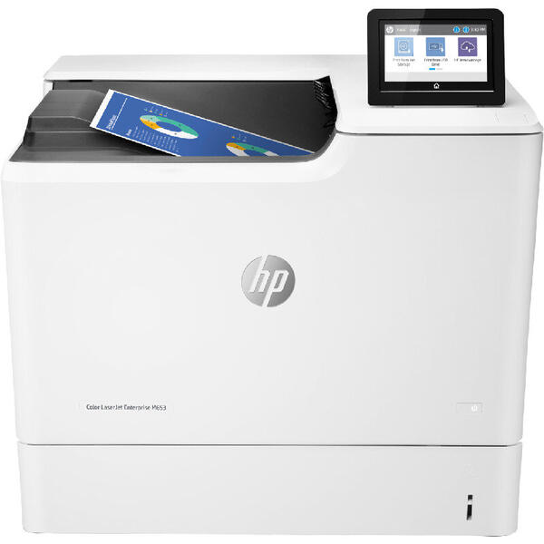 Imprimanta Laser Color HP LaserJet Enterprise M653dn, Color, Format A4, Duplex, Retea