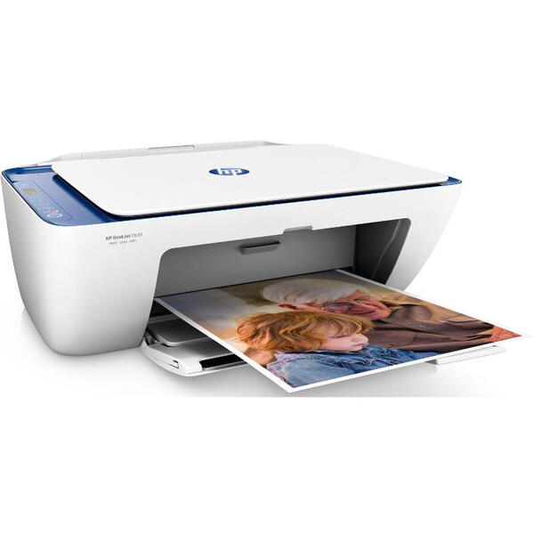 Imprimanta cu jet HP DeskJet 2630, Color, Format A4, Retea, Wi-Fi