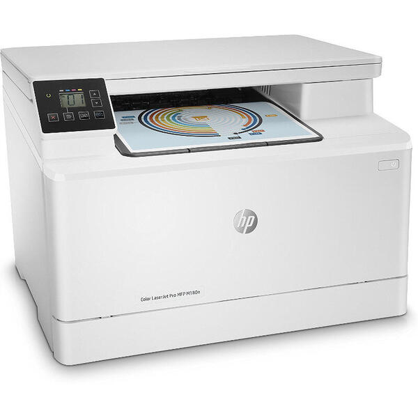 Multifunctionala HP LaserJet Pro MFP M180n, Laser, Color, Format A4, Retea