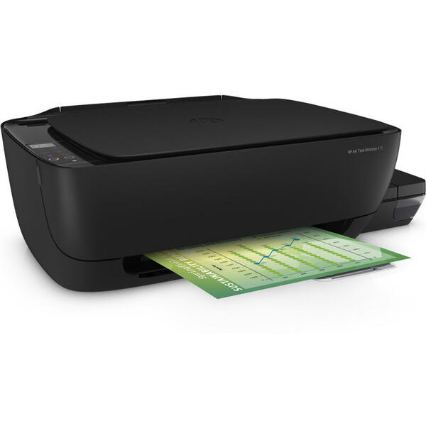 Multifunctionala HP Ink Tank AiO 415, Inkjet, CISS, Color, Format A4, Wi-Fi