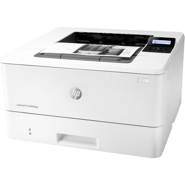 Imprimanta laser monocrom HP LaserJet Pro M404dw, Format A4, Retea, Wi-Fi, Duplex