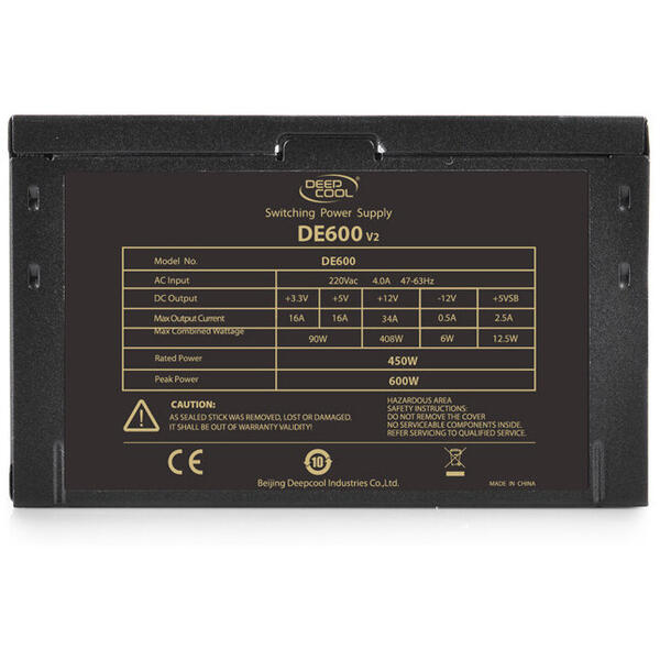 Sursa Deepcool DE600 ATX 450W