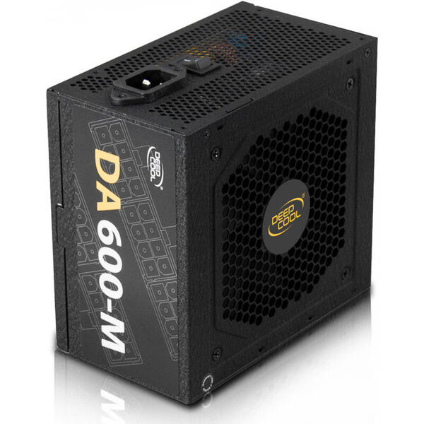 Sursa Deepcool DA600-M, ATX, Certificare 80+ Bronze, Modulara, 600W