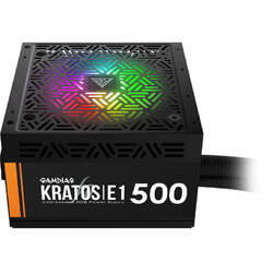 Sursa Gamdias Kratos E1 RGB, ATX, 500W