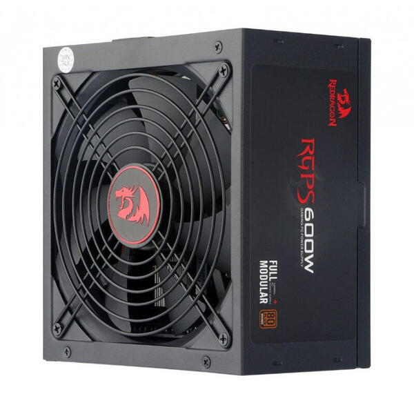 Sursa Redragon RGPS600W-M, ATX, Certificare 80+ Bronze, Modulara, 600W