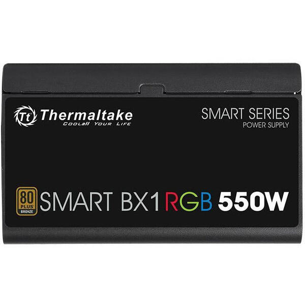 Sursa Thermaltake Smart BX1 RGB, ATX, Certificare 80+ Bronze, 550W