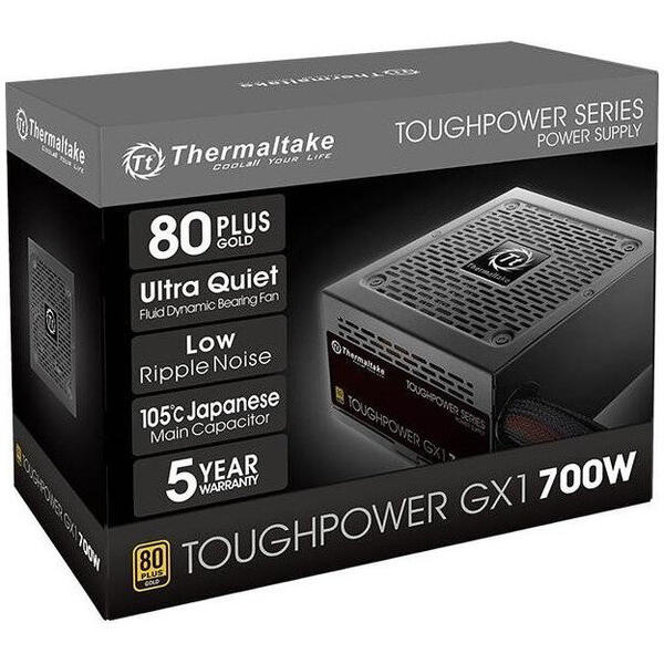 Sursa Thermaltake Toughpower GX1, Certificare 80+ Gold, 700W