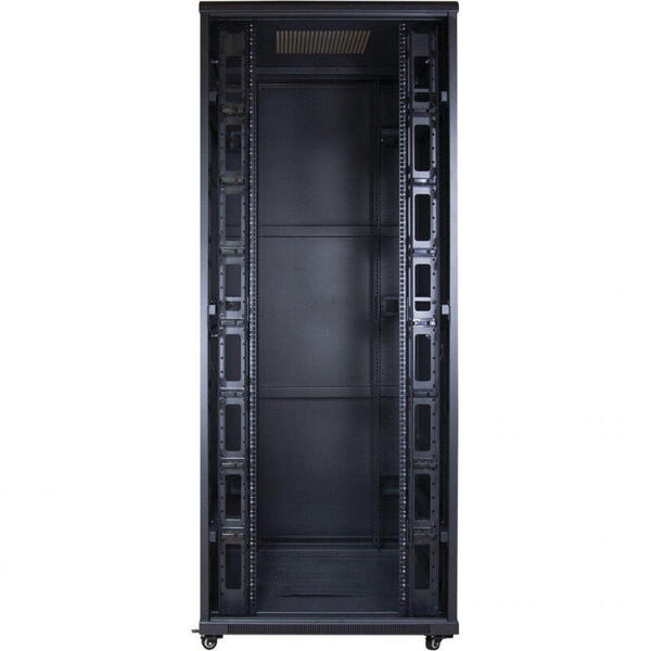 Cabinet Metalic Inter-Tech SNB-8142 42U stand alone 800 x 1000, glass door