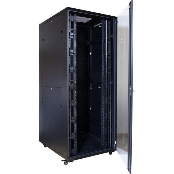 Cabinet Metalic Inter-Tech SNB-8842 42U stand alone 800 x 800, glass door